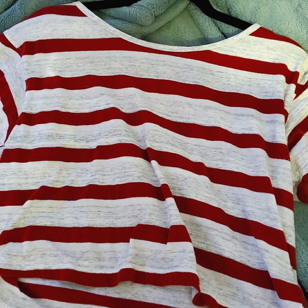 Striped crop top